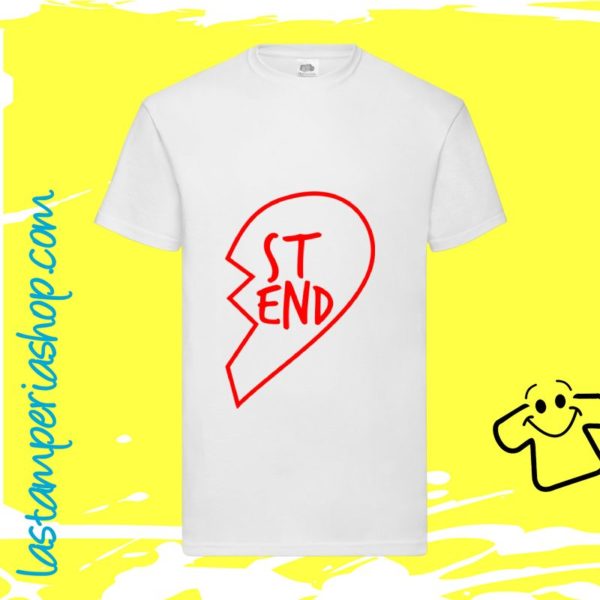 Unisex - best friends - mezzo cuore parte destra